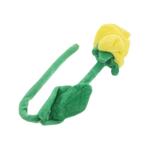 Kisangel Künstlicher Rosenstrauß Gefüllte Vasenfüller Blumen Hochzeitsstrauß Gefüllte Blütenblätter Kranz Gefälschte Plüschstiele Blumenrosensträuße Gelbes Gezogenes Tuch von Kisangel