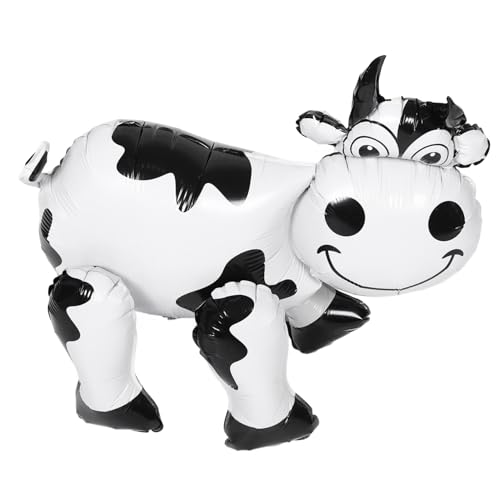Kisangel Kuhballon Zahlenballons Kuh Aufblasbares Kostüm Stehende Ballons Halloween Aufblasbares Kuhkostüm Für Erwachsene Kuhparty Dekoration Aufblasbares Schaf Aluminiumfolie von Kisangel