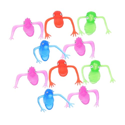 Kisangel Kunststoff-Monster-Fingerpuppen – 10 Stück Kunststoff-Fingermonster Für Kinder Gruselige Fingerpuppen Rollenspiel-Spielzeug Fingerpuppen-Spielzeug Für Kinder von Kisangel