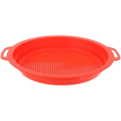 Kisangel Kunststoffschirm Strand Sieb Bildschirm klein Sichter Werkzeug kinderwerkzeug Sand Toys for Sand Eimer Kid Toys Handspielzeug für Sandfilter Kinderspielzeug Plastik rot Kisangel Kunststoffschirm Strand Sieb Bildschirm klein Sichter Werkzeug kinderwerkzeug Sand Toys for Sand Eimer Kid Toys Handspielzeug für Sandfilter Kinderspielzeug Plastik rot von Kisangel
