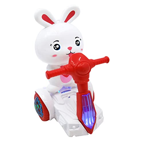 Kisangel Kunterbuntes Lichtspielzeug für Rabbit Musik und Geburtstags Kleinkinder und Junge Mädchen Fördert Motorische Fähigkeiten und Kreativität von Kisangel