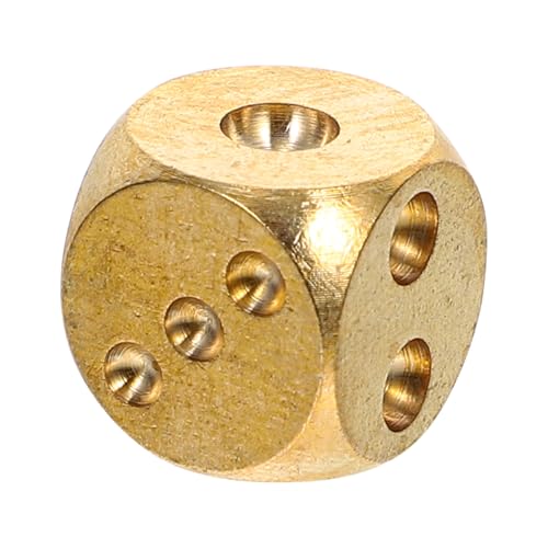 Kisangel Kupfer Würfel Klein Solide Spielwürfel für Gesellschaftsspiele Zuhause Pub Strand Party Zubehör Kompakt Leicht Tragbar Unterhaltsam Wahlhilfe Geschenk Kisangel Kupfer Würfel Klein Solide Spielwürfel für Gesellschaftsspiele Zuhause Pub Strand Party Zubehör Kompakt Leicht Tragbar Unterhaltsam Wahlhilfe Geschenk von Kisangel