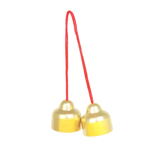 Kisangel Kupfer-handglocke Kleine Glocke Für Junge Mädchen Musikinstrument Tragbar Resonanter Klang Kupfer-beckenglocke Handglocken-Musikinstrument Musikspielzeug Für Junge Mädchen von Kisangel