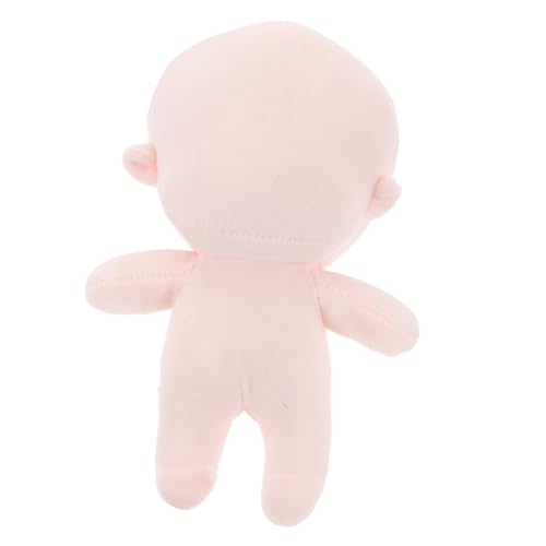 Kisangel Kuschelige Anziehpuppe mit Skelett Weiche Blanko Puppe zum Ankleiden für Niedliche Stoffpuppe mit Glattem Körper Langlebiges DIY von Kisangel