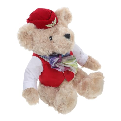 Kisangel Kuscheltier Bär Dekorative Plüschpuppe für Partys Einzigartiges Sammlerstück Süßes Stofftier für Tolles zu Weihnachten Kisangel Kuscheltier Bär Dekorative Plüschpuppe für Partys Einzigartiges Sammlerstück Süßes Stofftier für Tolles zu Weihnachten von Kisangel