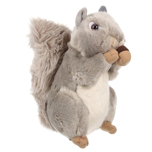 Kisangel Kuscheltier Eichhörnchen Plüschspielzeug Weiches Dekoratives Eichhörnchen für Vielseitig Einsetzbar als Kissen für und Besondere Anlässe von Kisangel