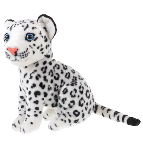 Kisangel Kuscheltier Leopard Plüschfigur Süßes Stofftier für Deko Fotografie Weiches Sicheres Material für Schlafzimmer Wohnzimmer Auto Perfektes für von Kisangel