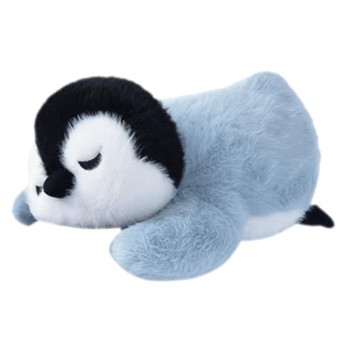 Kisangel Kuscheltier Pinguin Flauschiger Plüsch Pinguin Dekoration oder Kissen für Geburtstagsfeiern Weihnachten und Mehr Süßes Kuscheltier für Jungen von Kisangel