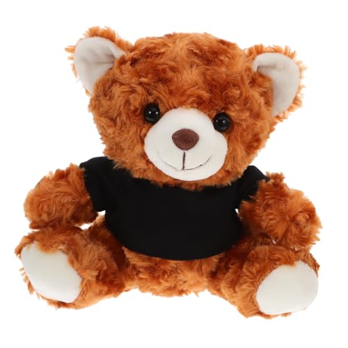 Kisangel Kuscheltier Plüschbär Mit Weste Lustige Und Süße Ausgestopfte Bärenpuppe Für Erwachsene Als Dekoration Für Schlafzimmer Und Wohnzimmer von Kisangel