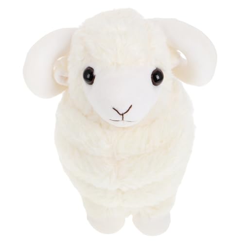 Kisangel Lamm Plüschtier Schaf Kuscheltier Aus Weichem Plüsch Niedliches Für Dekoration Im Kinderzimmer Fördert Tiererkennung Und Bildung von Kisangel