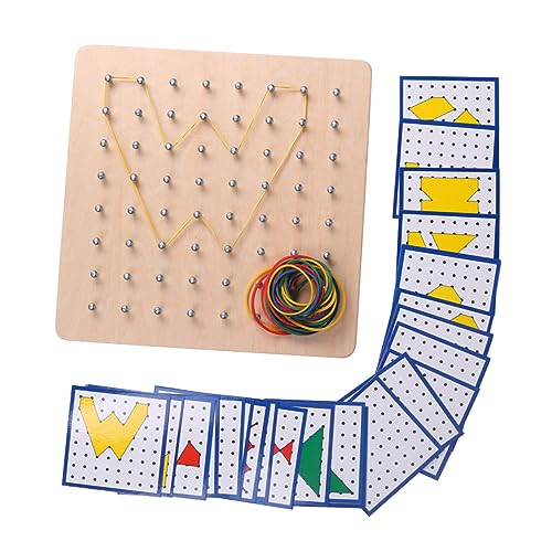 Kisangel Lehrmittel Intelligentes Geometrische Nagelplatte Bambus Kisangel Lehrmittel Intelligentes Geometrische Nagelplatte Bambus von Kisangel
