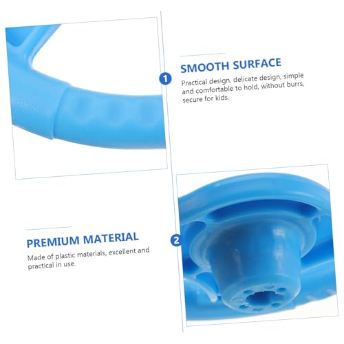 Kisangel Lenkrad Robust Pädagogisch Geeignet für Schaukel und Spielzeugauto als Geschenk für Mädchen und Jungen Langlebiges Material Vielseitig Einsetzbar Zufällige Farbe Zufällige Farbe von Kisangel