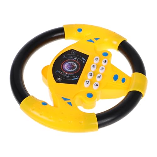 Kisangel Lenkradspielzeug Kleinkindspielzeug Zum Fahren Simuliertes Kinderspielzeug Für Kleinkinder 1–3 Rennsimulation Kleinkindspielzeug Autositzspielzeug Autolenkrad Autospielzeug von Kisangel