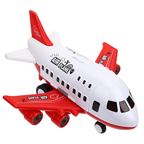 Kisangel Lernspielzeug Flugzeug Großes Rotes Flugzeug Modell Für Kleinkinder Frühes Bildungsspielzeug Kindlichen Entwicklung Für Bildungsflugzeuge Für Ab von Kisangel