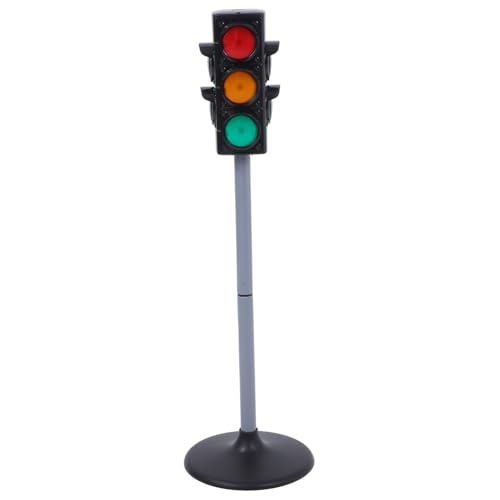 Kisangel Lernspielzeug Simulation Ampel für Szenendekoration Höhenverstellbar ohne Batterien von Kisangel