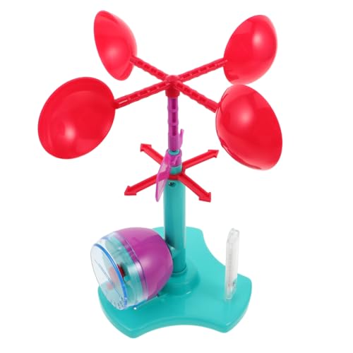 Kisangel Lernspielzeug Wissenschaftliches Wissenschaftsspielzeug Für Windturbinen Windmesser Windgeschwindigkeitsmesser Wissenschaftsset Anemometer Mit Windrichtung Mechanik von Kisangel