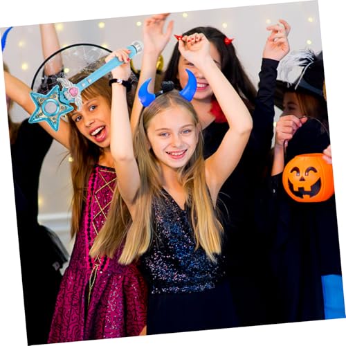 Kisangel Leuchtender Stern Zauberstab für Kleine Mädchen Kinderfreundliches Plastik LED Licht als Fee Kostüm Zubehör für Rollenspiele Geburtstagsfeiern und Halloween Partys Kisangel Leuchtender Stern Zauberstab für Kleine Mädchen Kinderfreundliches Plastik LED Licht als Fee Kostüm Zubehör für Rollenspiele Geburtstagsfeiern und Halloween Partys von Kisangel