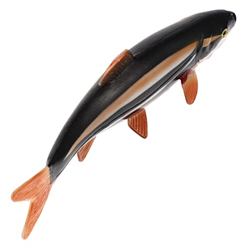 Kisangel Lifelike Fish Figurine für Realistisches Plastikspielzeug für Junge Mädchen Detailreiches Meeres Tier Modell Lernspielzeug für Aquarium Deko von Kisangel
