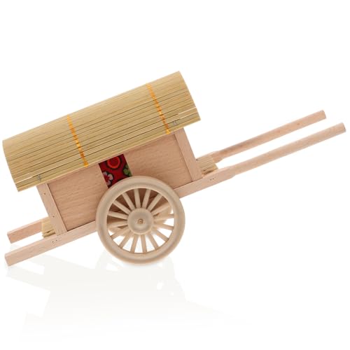 Kisangel Lifelike Miniatur Pferdekutsche Modell aus Hochwertigem Dekoratives Wagen Accessoire für Kinderzimmer Büro und Stabil und Detailreich Gestaltet von Kisangel