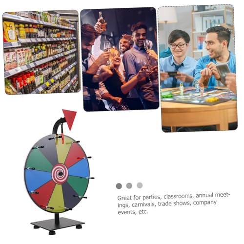 Kisangel Löschbares Drehrad mit Bunten Feldern Tragbares Langlebiges Party für Büro Heim und Veranstaltungen Trocken Abwischbare Spielfläche zur Individuellen Gestaltung Kisangel Löschbares Drehrad mit Bunten Feldern Tragbares Langlebiges Party für Büro Heim und Veranstaltungen Trocken Abwischbare Spielfläche zur Individuellen Gestaltung von Kisangel