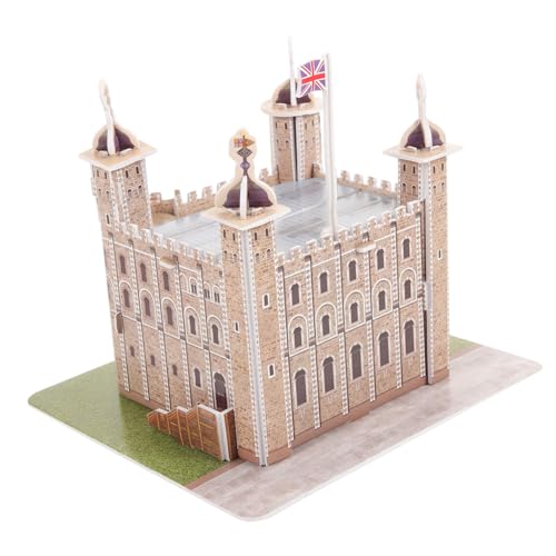 Kisangel London Tower Puzzle Papiermodell für Erwachsene Einfach Zusammenzubauen Edukatives Architekturspielzeug Räumliches Denkvermögen Fördernd für Teens Kisangel London Tower Puzzle Papiermodell für Erwachsene Einfach Zusammenzubauen Edukatives Architekturspielzeug Räumliches Denkvermögen Fördernd für Teens von Kisangel