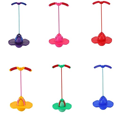Kisangel Lustiger Springball mit Griff für Sportspielzeug für Außenbereich Farbenfrohe Designs Ball Zufällige Griff Farbe zum Sport und Spielspaß Kisangel Lustiger Springball mit Griff für Sportspielzeug für Außenbereich Farbenfrohe Designs Ball Zufällige Griff Farbe zum Sport und Spielspaß von Kisangel