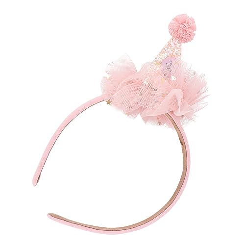 Kisangel Mädchen Geburtstag Haarreif Partyhut mit Stern Garn Rosa Haarschmuck Kindergeburtstag Accessoire für Fotos und Festlichkeiten Kisangel Mädchen Geburtstag Haarreif Partyhut mit Stern Garn Rosa Haarschmuck Kindergeburtstag Accessoire für Fotos und Festlichkeiten von Kisangel