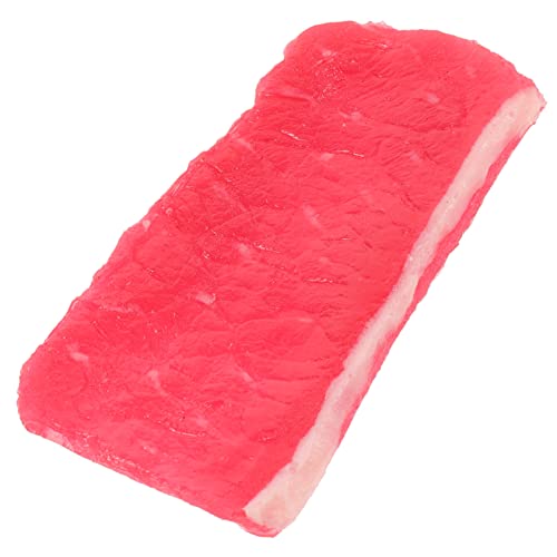Kisangel Mageres Fleischmodell künstliche Nahrungsmittel zur Ausstellung Lebensmittelmodell realistisches Plastikfleisch gefälschte Lebensmittel realistisch Simulationsfutter PVC Kisangel Mageres Fleischmodell künstliche Nahrungsmittel zur Ausstellung Lebensmittelmodell realistisches Plastikfleisch gefälschte Lebensmittel realistisch Simulationsfutter PVC von Kisangel