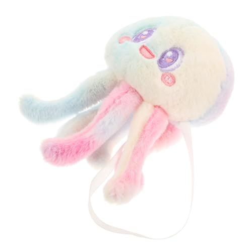 Kisangel Magnetische Schulterpuppe Süßes Kissen Cartoon Fischpuppe Kindergeburtstagspuppe Gefülltes Wurfkissen Stofftierspielzeug Fisch Plüschpuppe Entzückendes Schulter Haustier von Kisangel