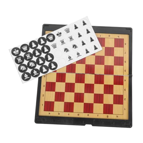 Kisangel Magnetisches Faltbares Schachspiel Reise Schachbrett Tragbar Sicher für Erwachsene und für Autofahrt Familie und Freunde Kisangel Magnetisches Faltbares Schachspiel Reise Schachbrett Tragbar Sicher für Erwachsene und für Autofahrt Familie und Freunde von Kisangel