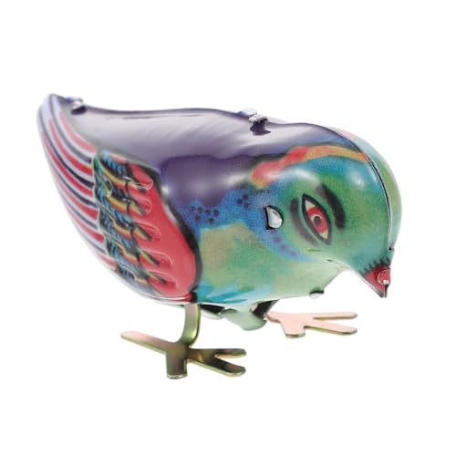 Kisangel Magpie Aufziehspielzeug aus Blech Lustiges Kreatives Party Goodie Bag Füller für Erwachsene Schulpreis Robustes Material Nostalgisches Design von Kisangel