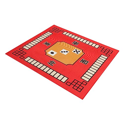 Kisangel Mahjong Matte Rutschfestes Tischcover aus Mikrofaser für Brettspiele Quadratische Tischdecke mit Dekorativem Muster Schalldämmend und Langlebig für Mahjong und Pokerkarten Kisangel Mahjong Matte Rutschfestes Tischcover aus Mikrofaser für Brettspiele Quadratische Tischdecke mit Dekorativem Muster Schalldämmend und Langlebig für Mahjong und Pokerkarten von Kisangel