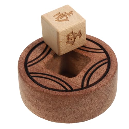 Kisangel Mahjong Würfel aus Holz Zubehör für Brettspiele für Zuhause Partys und Ktv mit Rundem Design und Leichtem Gewicht Kisangel Mahjong Würfel aus Holz Zubehör für Brettspiele für Zuhause Partys und Ktv mit Rundem Design und Leichtem Gewicht von Kisangel
