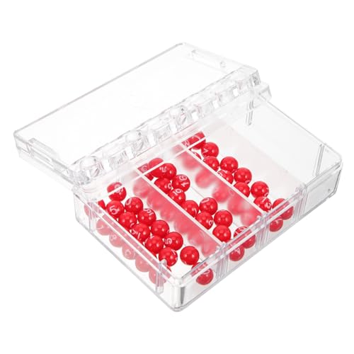 Kisangel Manuelle Mini Lotteriemaschine mit Bunten Kugeln Tragbares Partyspiel losgerät für Familien und Freunde Leicht und Kompakt für Indoor ballspiele und Bingo Spiel atmosphäre von Kisangel