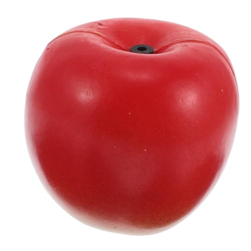 Kisangel Maracas Kunststoff Apfel Form Junge Mädchen Musikinstrument Kinderspielzeug Frühes Lernen Robustes Für Zuhause Und Kindergarten Dekoratives Obstmodell von Kisangel