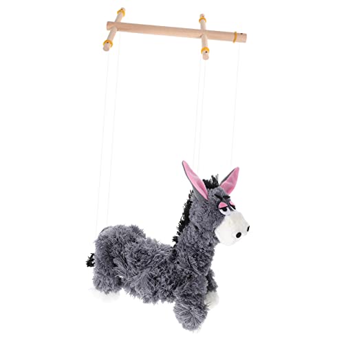 Kisangel Marionette Puppen Plüsch Stofftiere Kuscheltier Babyspielzeug Tierisches Tierspielzeug Tierpuppe Grau Kiefernholz Kisangel Marionette Puppen Plüsch Stofftiere Kuscheltier Babyspielzeug Tierisches Tierspielzeug Tierpuppe Grau Kiefernholz von Kisangel