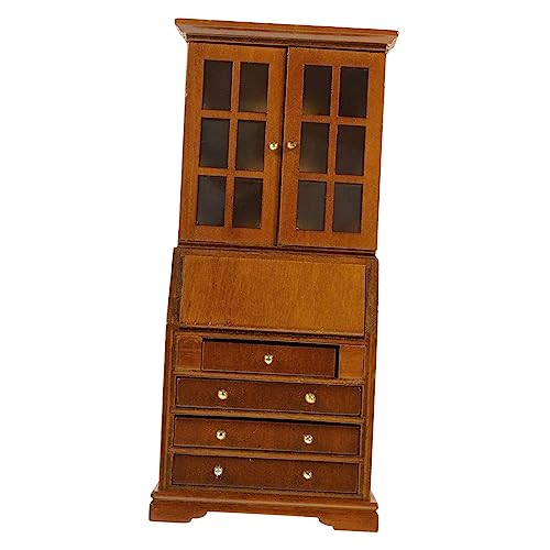 Kisangel Maßstab Holz Design Realistische Dekoration für Mini Häuser Perfektes für Kreative Bastelprojekte und Tischdekoration von Kisangel