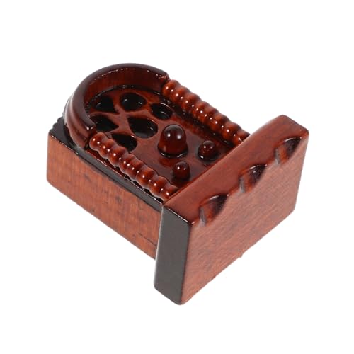 Kisangel Maßstab Holzspielzeug Stabiles Vintage Möbel Accessoire Für Puppenhaus Kreatives Rollenspiel Deko von Kisangel