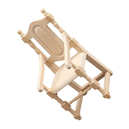 Kisangel Maßstab Kinderzimmer Accessoire Dekoratives Mini Möbelstück aus Hochwertigem Holz für Puppenhaus und Foto Requisiten von Kisangel