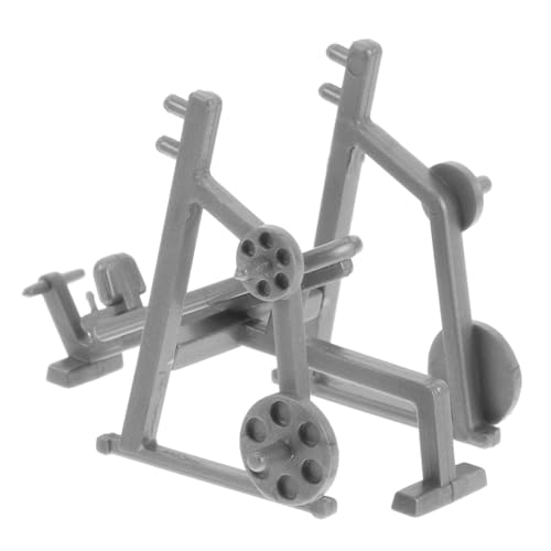 Kisangel Maßstab Miniatur Sportausstattung für Puppenhaus DIY Sandtisch Landschaftsdeko Detailreiche Mini Fitnessgeräte für Mikrolandschaft und Modellbau von Kisangel