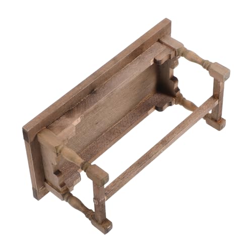 Kisangel Maßstab Möbelstück Mini Esstisch für Küche und Vintage Dekoration für Kreative Szenen und Zubehör Kisangel Maßstab Möbelstück Mini Esstisch für Küche und Vintage Dekoration für Kreative Szenen und Zubehör von Kisangel