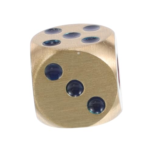 Kisangel Messingwürfel Poker Partywürfel Für Tischspiele Einzigartiges Für Gaming von Kisangel