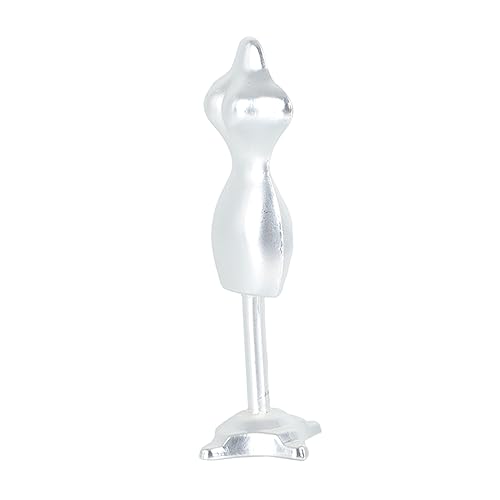 Kisangel Metall Puppen Modellständer Silber Langlebiger Kleiderbügel für Puppenkleider Stabile Kleiderpuppe für Platzsparendes Display für Geburtstags Kisangel Metall Puppen Modellständer Silber Langlebiger Kleiderbügel für Puppenkleider Stabile Kleiderpuppe für Platzsparendes Display für Geburtstags von Kisangel