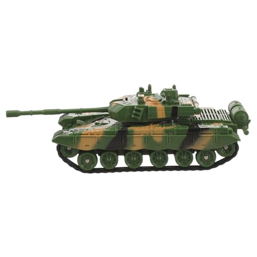 Kisangel Militärisches Camouflage Grünes Tankmodell für Jahre Realistisches Design Drehbar für Spiel und Sammlung von Kisangel
