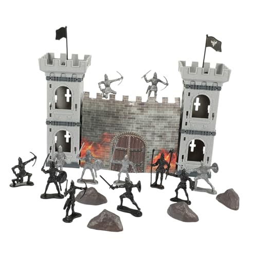 Kisangel Militärisches Mikro modellset Kreative Soldaten Spielfiguren Sandtisch Dekoration Set für Simulation Fantasie von Kisangel