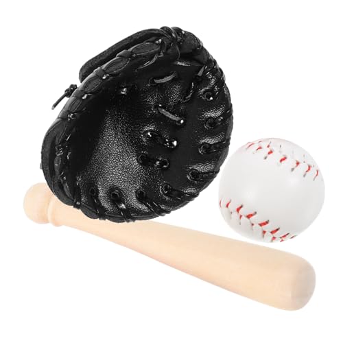 Kisangel Mini Baseball aus Teiliges Miniatur Baseballschläger Handschuh und Ball Dekoratives Puppenhaus Sportzubehör Langlebig Realistisch für Mini Haus Dekoration Kisangel Mini Baseball aus Teiliges Miniatur Baseballschläger Handschuh und Ball Dekoratives Puppenhaus Sportzubehör Langlebig Realistisch für Mini Haus Dekoration von Kisangel