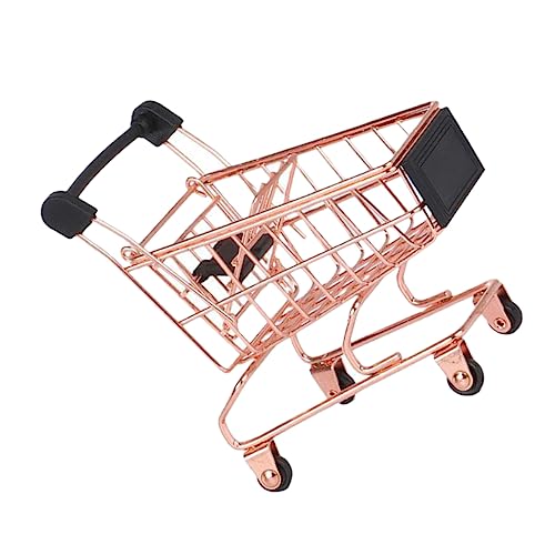 Kisangel Mini Einkaufswagen für Roségold Simulation Einkaufswagen Dekoration für Rollenspiele und Kreative Aktivitäten und Miniaturmöbelgestaltung Kisangel Mini Einkaufswagen für Roségold Simulation Einkaufswagen Dekoration für Rollenspiele und Kreative Aktivitäten und Miniaturmöbelgestaltung von Kisangel