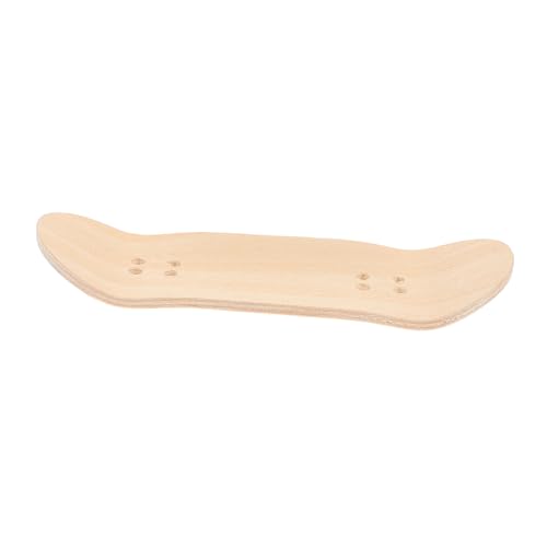 Kisangel Mini-Fingerspielzeug für Deck Planke Skateboarden Knöchel -Skateboard Skateboard- Finger-Surfbrett Mini-Fingerskateboard Handboard Holz Beige von Kisangel