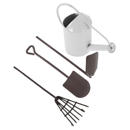 Kisangel Mini Gartengeräte Miniature Gartenwerkzeuge für Sukkulentenpflege Miniatur Werkzeuge für Puppenhausdekoration und Vielseitige Wohnaccessoires von Kisangel