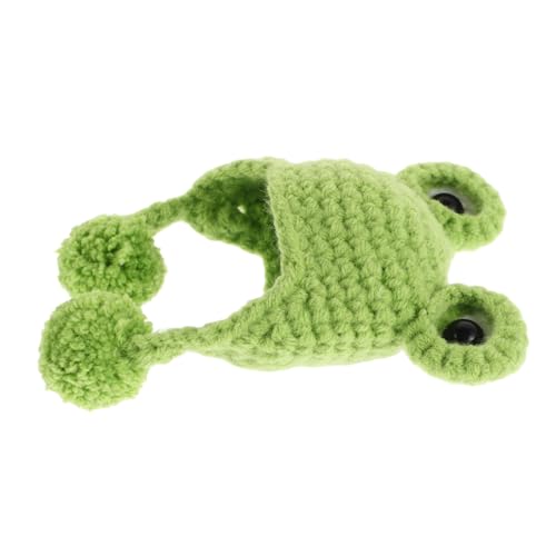 Kisangel Mini Gestrickte Puppenmütze aus Garn Handgefertigt Detailreich Niedliche Cartoon Beanie Vielseitig für Basteln Puppenhaus Deko Kinderpartys Geburtstage Reiseaccessoire von Kisangel
